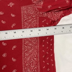 Brooklyn Cloth Shirt Mens 3XL Red Bandana Paisley Allover Graphic Tee T-Shirt