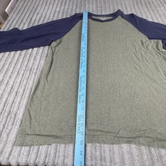 2 Pc Lot Austin Clothing Co Men’s Large Long Sleeve T-shirt Raglan Classic Fit