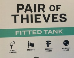 Men’s Pair of Thieves Fitted Tank Undershirt 2pk – White XL – Brand New