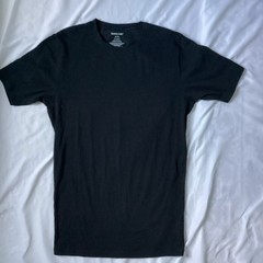 Tommy John Cotton Basics Men’s Short Sleeve Black Cotton Blend Tee Shirt Size XL