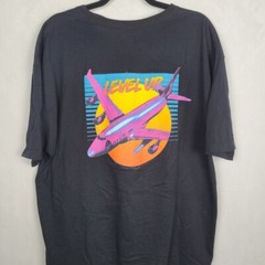 VIRGIN ORBIT Space Program T Shirt Black Men’s XXL Double Sided Boost Level Up