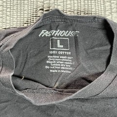 Fasthouse Gone Rippin T-Shirt Black Short Sleeve Graphic Tee Men’s Large