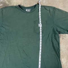 Carhartt T-Shirt Size XL Tall Green Loose Fit Short Sleeve Crew Neck Work Wear
