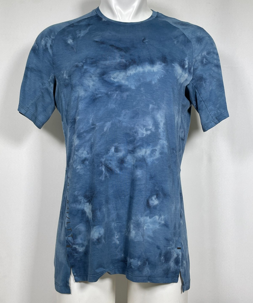 Lululemon Always Agile Diamond Dye True Navy Chambray T-Shirt Men’s XL