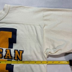 Vintage 70s Michigan Wolverines Jersey T-Shirt Men’s Large 80s Soffe Made in USA