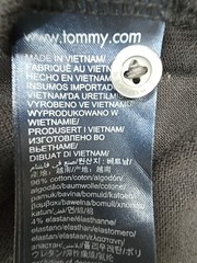 Tommy Hilfiger Men’s Polo Shirt Black Logo Slim Fit Size L – The 1985