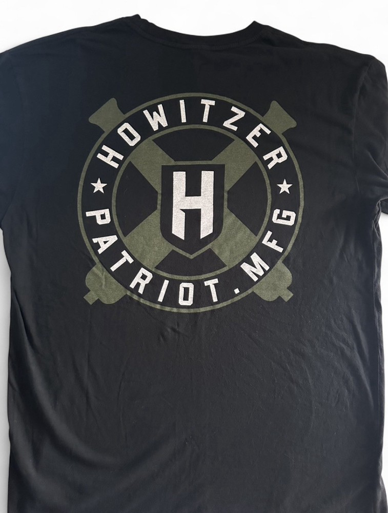 Howitzer Cannon Logo T-Shirt Men’s XL Patriot MFG Graphic Tee