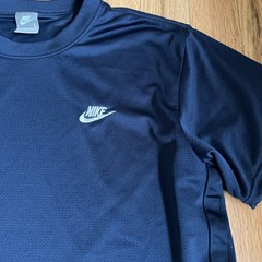 Vintage Nike T-Shirt Crewneck Men’s Navy Blue Mesh Lined Size Large Logo Y2K