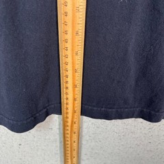 GU Womens Size Small Blue Cotton Crew-Neck T-Shirt Regular Fit
