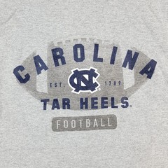 Vintage Carolina Tar Heels Football Size Small College University Sports T Shirt