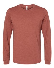 BELLA + CANVAS Heather CVC Long Sleeve Tee – 3501CVC