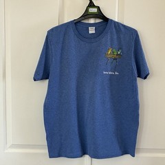 Puerto Vallarta Mex Men’s Shirt Adult XL Blue 3 Lizard Beach Casual Outdoor