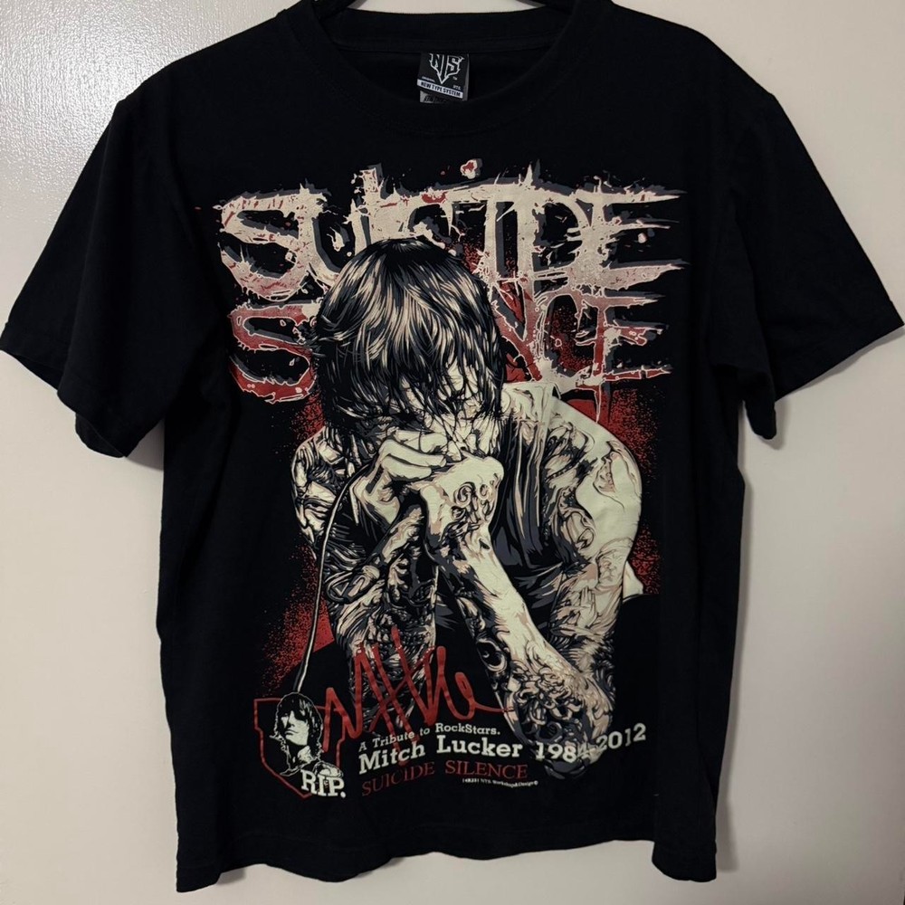 Suicide Silence Mitch Tribute tour short sleeve shirt KV41603