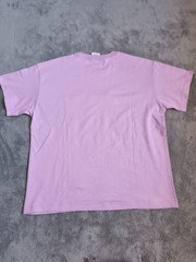 Champion T-shirt L Pink Antique T-shirt Big Logo Spellout Embroidered Shirt