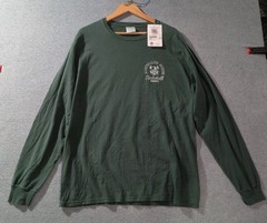 Cleveland State Vikings Basketball Long Sleeve Shirt Green L ComfortWash NWT