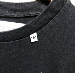 Off-White c/o Virgil Abloh Blue Lightning Arrow Graphic Tee Black Size L 2013