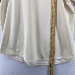 BYLT Shirt Mens 2XL LUX Drop Cut Premium Basics Gym Short Sleeve Off Ivory