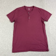 Lot of 2 Bonobos Henley Shirts Mens Medium Slim Fit Drytex Pima Cotton