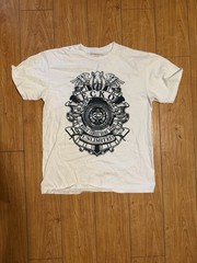 VTG Ecko UNLTD rhino angel wings white big logo shirt size large