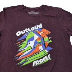 Athletic Union Shirt Size Large OutLoud Sports Graphic Print Shirt LGBTQ Sports