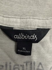 Allbirds Alltrails Men’s Natural Tee Merino Wool Blend XL Moisture Wicking Cream
