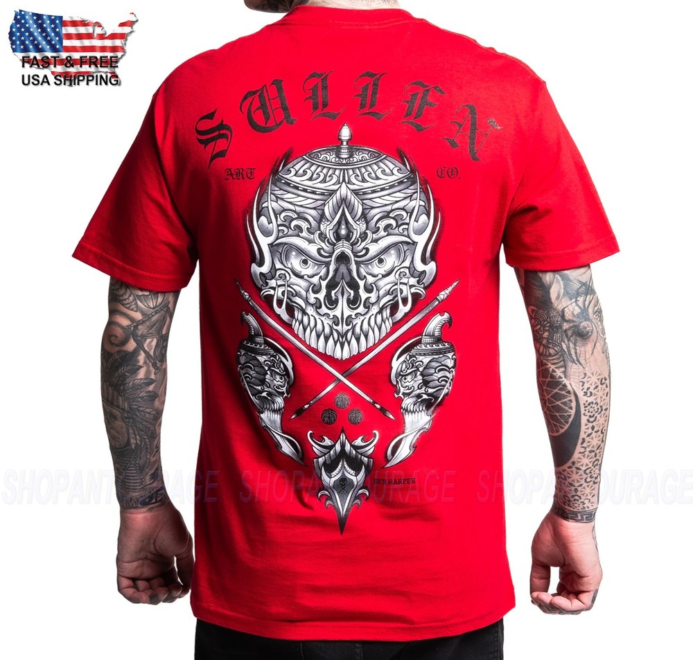 Sullen Art Collective Harper Badge Standard SCM7808 Short Sleeve Men`s T-shirt