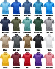 Men’s Casual Cotton Polo Shirts Short Sleeve Golf Sport Quick Dry Summer T-shirt