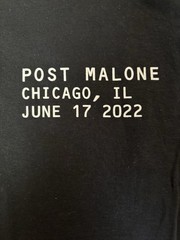 2022 Post Malone Chicago Lyrical Lemonade Summer Smash June 17 2022 T-shirt SZ S