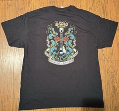 GILDAN Sun Studio Rock & Roll Music Memphis Guitar Tattoo T Shirt Tee Size XL