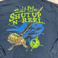 Salt Life Shirt Adult L Blue Long Sleeve Fishing Boating Beach Outdoor Mens