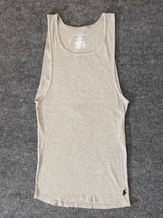 Polo Ralph Lauren Tank Top Men XL Ribbed 100% Cotton Classic Fit Gray Sleeveless