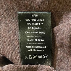 Public Rec T-Shirt Mens L V-Neck Short Sleeve Heather Burgundy Pima Tencel