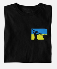 Ukraine Flag T-shirt Ukrainian Warrior Stand With Ukraine T-shirts