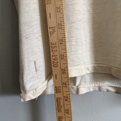 Vintage 50s 60s Paper Thin Novelty Character T-Shirt Distress Sz Mens L 21×27