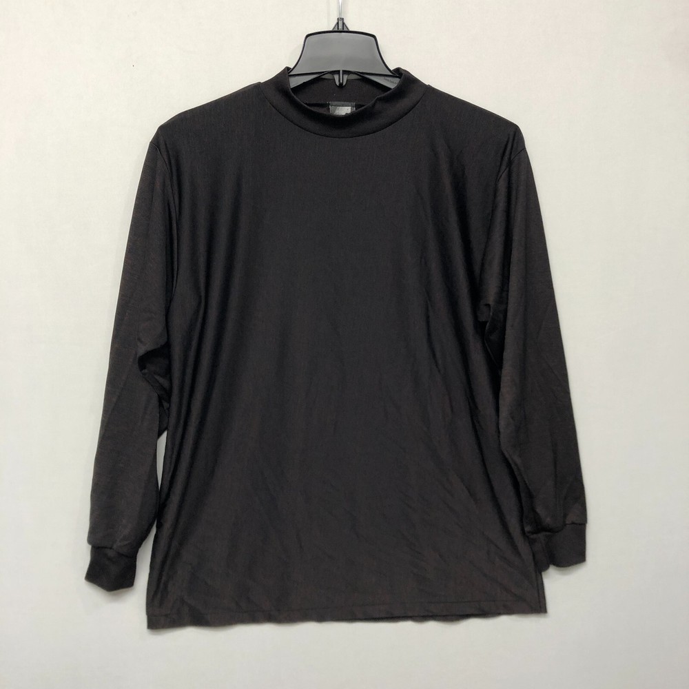 Vintage Ace Sportswear Men Long Sleeve Mock Top Shirt Size XL X-Large M212 – 30