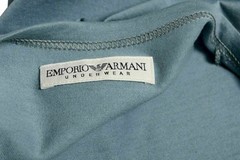Emporio Armani Men’s Light Blue Crewneck Short Sleeve T-Shirt US S IT 48 EU M