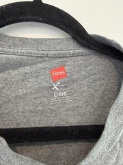 Hanes X-Temp Men’s Long-sleeve Shirt Gray Heather Size Large