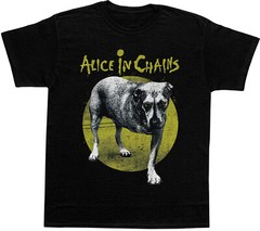 Authentic Alice In Chains Dog T-Shirt S M L XL 2XL NEW