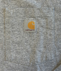 Carhartt Loose Fit Heavyweight Long-Sleeve Pocket T-Shirt Men’s Large Gray NWT