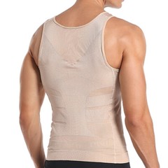 Men’s Body Shaper Toning T-Shirt Ultra Durable Vest High Compression Underwear