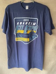 USPA Powerlifting Fit Expo Anaheim T Shirt Mens Medium Blue Workout Gym