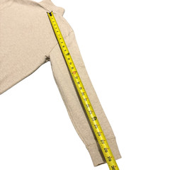 Polo Ralph Lauren Long Sleeve Pullover LSHZM16, Beige Brown Zipper XS