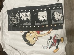Betty Boop Two Double Side Single Stitch Graphic Shirts Vintage 1994 Size XL