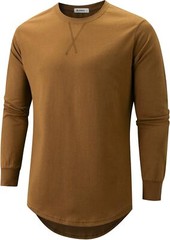 Mens 100% Cotton Pre-Shrunk Longline Crewneck T-Shirt Hip Hop Urban Style S-4XL