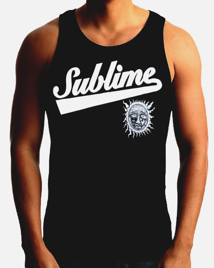 SUBLIME LOGO Heavy Metal Band Black Tank Top