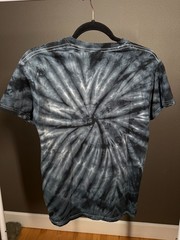 Thrasher T-Shirt Unisex Small Black Tie-Dye Graphic Logo Short-Sleeve Crew Neck