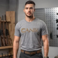 Custom Canik T-Shirt – 9mm Bullets Logo Graphic Tee – Tactical Range Shirt