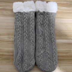 Mens Fuzzy Slipper Socks Winter Cozy Fluffy Cabin Warm Soft Fleece Lining Thi…