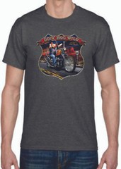 Adult DryBlend® T-Shirt – ( GO’IN HOG WILD – BIKER / CHOPPER)