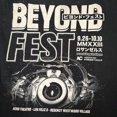 Rucking Fotten Beyond Fest Shirt Mens Medium Black Movie Festival Tee T-Shirt
